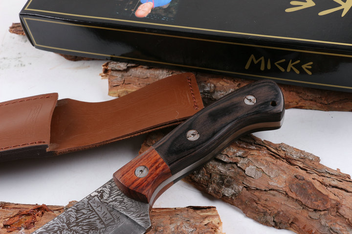 MKK Vortex feathers flat head camping knife machete UD404921